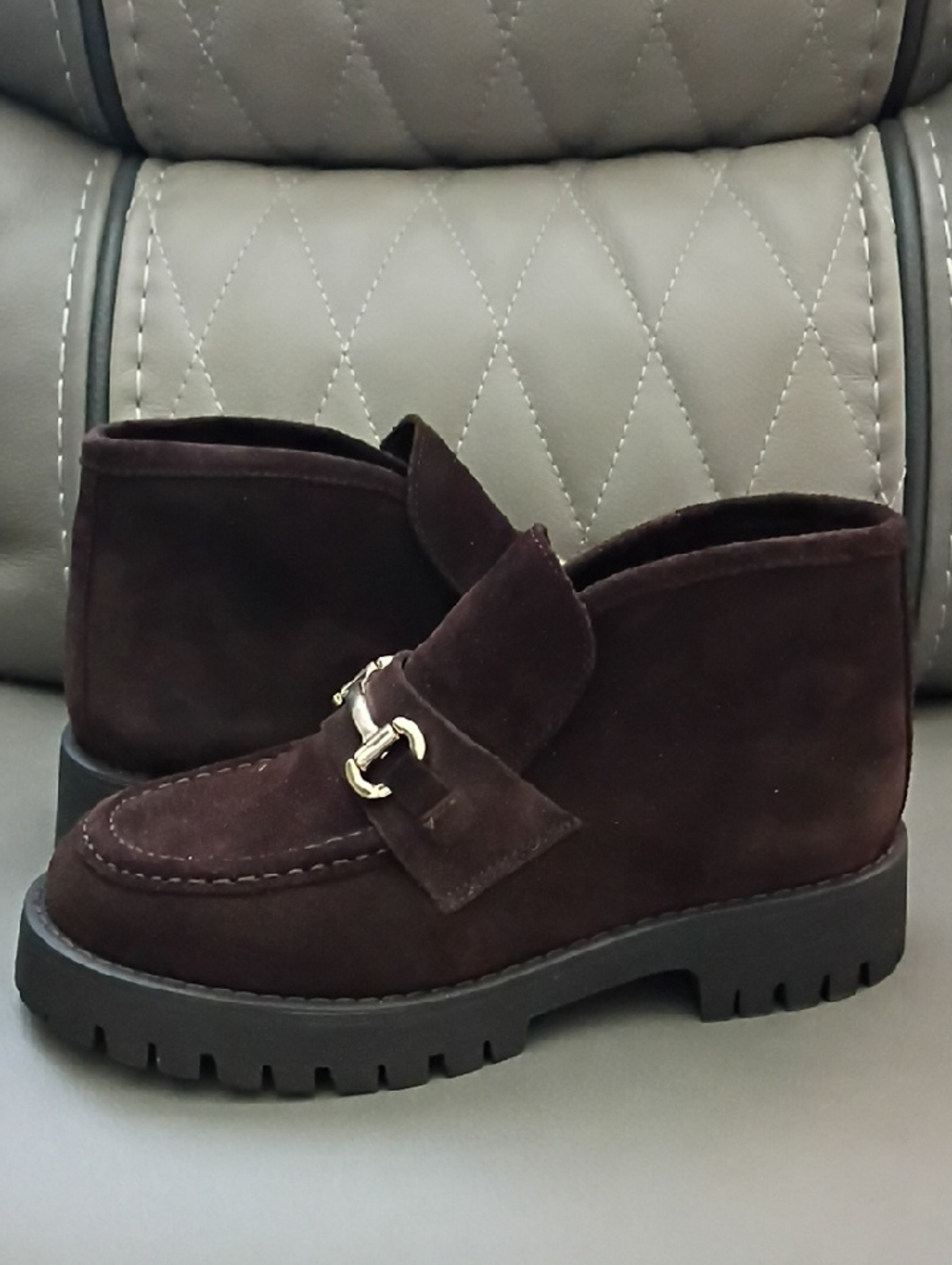 Steve Madden Leon Women's Suede Leather Ankle Boots